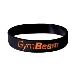 GymBeam Brățară din silicon GB Black Orange