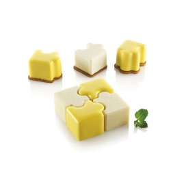 Forma Silicon Puzzle 4.2 x 3.4 x H 2.8 cm, 16 cavitati + decupator, 30 ml