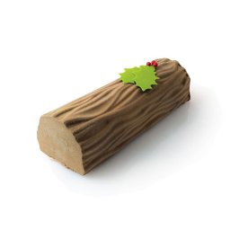 Forma Silicon 3D pentru Chec si Rulada Wood01 + covoras decor 25 x 9 x H 7 cm, 1300 ml