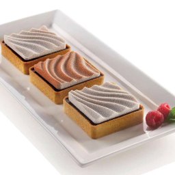 Set Tarte Dune de Nisip, Sand 8 x 8 x H 2 cm, 6 Rame Microforate + Forma Silicon 6 Cavitati