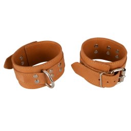 Zado Leather Wrist Cuffs 2030705 Brown