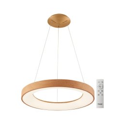 Lustră LED dimabilă pe cablu SANTANA LED/80W/230V maro Azzardo AZ5014 + telecomandă