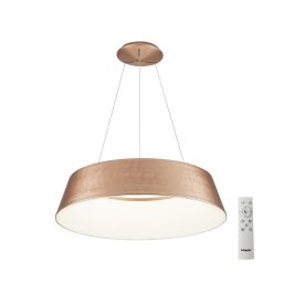 Lustră LED dimabilă pe cablu EMMA LED/60W/230V auriu Azzardo AZ5095 + telecomandă