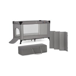 Pătuț de voiaj Baby Tiger VIKI gri KINDERKRAFT