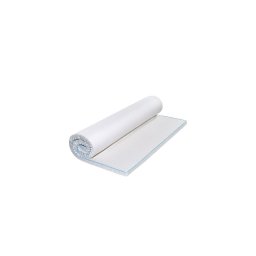 Topper Green Future Argentum Memory 7 zone 160x190 cm, memory foam, medie/tare, 5 cm, husa detasabila, lavabila, antialergica