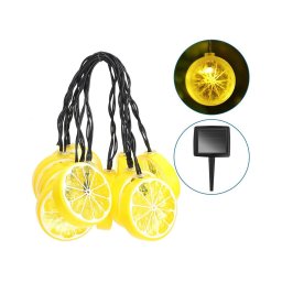 Instalație LED solară Aigostar 10xLED/3,8m IP44 alb cald