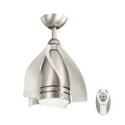 Ventilator LED dimabil de tavan Kichler KLF-TERNA-15-BN TERNA 10W/230V + telecomandă