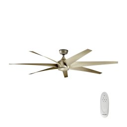 Ventilator de tavan Kichler KLF-LEHR-80-AS LEHR IP44 + telecomandă