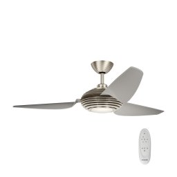 Ventilator LED dimabil de tavan Kichler KLF-VOYA-60-BS VOYA LED/14W/230V + telecomandă