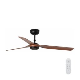 Ventilator de tavan FARO 33817 PUNT maro/negru d. 130 cm + telecomandă
