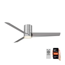 Ventilator LED dimabil Immax NEO 07135-S FRESH LED/18W/230V Wi-Fi Tuya crom + telecomandă