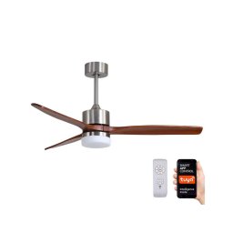 Ventilator LED Immax NEO 07165-S ELEGANTE LED/18W/230V Wi-Fi Tuya + telecomandă