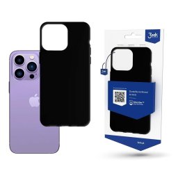 Husa telefon, 3mk, Polimer, Compatibil cu Apple iPhone 14 Pro, Negru