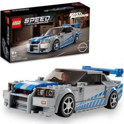 LEGO® Speed Champions - Nissan Skyline GT-R (R34) Mai furios, mai iute 76917, 319 piese