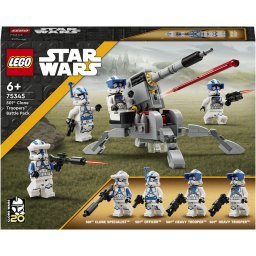 LEGO® Star Wars - Pachet de lupta Clone Troopers™ divizia 501 75345, 119 piese