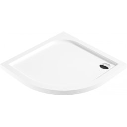 Cubic Cadita de duș semi-rotunda din acril 80x80 cm KTK_052B Finisaj: alb