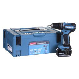 Mașină de găurit cu percuție 18V cu baterii 28500RPM Keyless 1.5 kg Negru