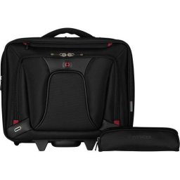 Troler Laptop Wenger Transfer, pentru laptop 16", 20L, extensibil, buzunar tableta, Negru