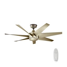Ventilator de tavan Kichler KLF-LEHR2-54-AS LEHR d. 137 cm IP44 + telecomandă