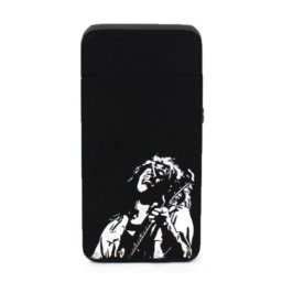 Novi Bricheta antivant metalica Bob Marley cu Plasma si Cablu USB + Husa + Perie curatare + Cutie cadou