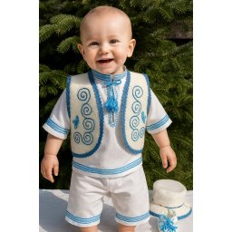 Costum popular brodat manual - cod x0089