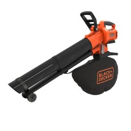 Suflanta si aspirator pentru frunze cu acumulator 36 V Black Decker BCBLV36B-XJ, sac de colectare 45 litri, livrata fara acumulator si incarcator