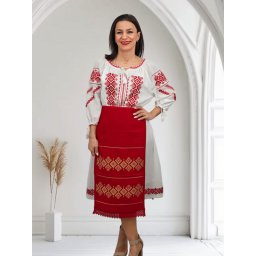 Costum Rochie Brau si 2 Fote Olguta