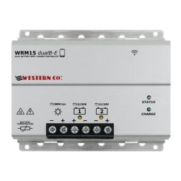 Controler solar profesional MPPT WRM15 dualB-E 100V, 15Ah, 12/24V Li-Ion (dual battery)