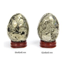 Ou din Pirita Druzica Minerala Naturala 62-64 x 46-48 x 45-46 mm - 1 Buc