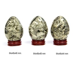 Ou din Pirita Druzica Minerala Naturala 64 x 46-48 x 44-48 mm - 1 Buc