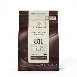 Ciocolata Neagra 54.5% Recipe 811, 2.5 kg, Callebaut