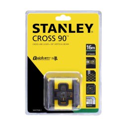 Stanley STHT77592-1, nivela laser laser Cross90, cu linie in cruce, lumina verde (510 nm), prindere stativ 1/4", 2x1.5V AA, ± 0.5mm/m, raza actiune 16m