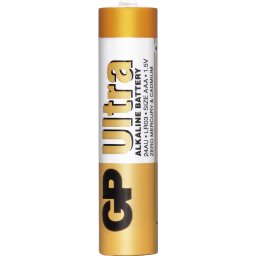 Baterii GP Ultra Alkaline AAA (LR03), folie 2pcs
