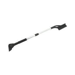 Racletă telescopică auto cu perie, 100 cm, negru/argintiu