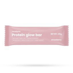 BeastPink Baton proteic GlowBar 40 g căpșuni