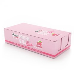 BeastPink Baton proteic GlowBar 25 x 40 g căpșuni