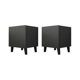 SET 2x noptieră VAMOS 52x45 cm antracit