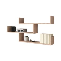 Poliță de perete TRIO 119x55x18 cm stejar Sonoma