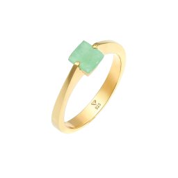 ELLI PREMIUM Inele auriu / verde jad