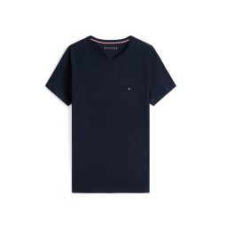 TOMMY HILFIGER Tricou 'Flex' albastru noapte / roșu / alb