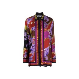 VERSACE JEANS COUTURE Cămaşă 75Dp222 Placed 75HAL2P2NS346 g51 plum /crimson