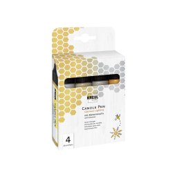 Culori pentru decorat lumanari Glamour Lighting Kreul, set 4 buc