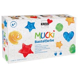 Craft Paint Mucki, set 6 x 80 ml