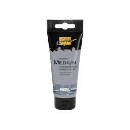 Pasta de structura acrilica, Solo Goya, 100 ml, Granite-Silver