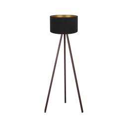 Lampadar VELVET 1xE27/60W/230V maro/negru Brilagi