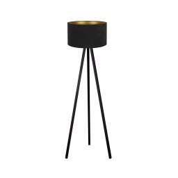 Lampadar Brilagi VELVET 1xE27/60W/230V negru/wenge
