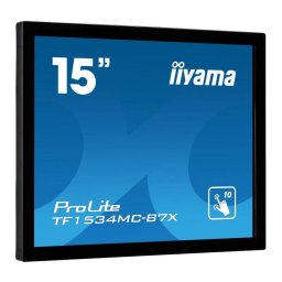 Monitor Tactil Iiyama ProLite TF1534MC-B7X 15" OpenFrame 4:3 IP65, Negru