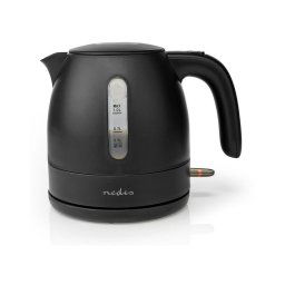 Fierbător de apă 1 l 2150W/230V negru Nedis KAWK300EBK