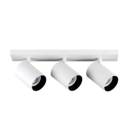 Spot LED RGB inteligent triplu Wi-Fi, 3xGU10 1050lm dimabil lumina alba si colorata (2700-6500K) control vocal 3 becuri LED incluse clasa energetica G Alb