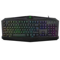 Tastatura Tanker Rainbow LED USB Neagra